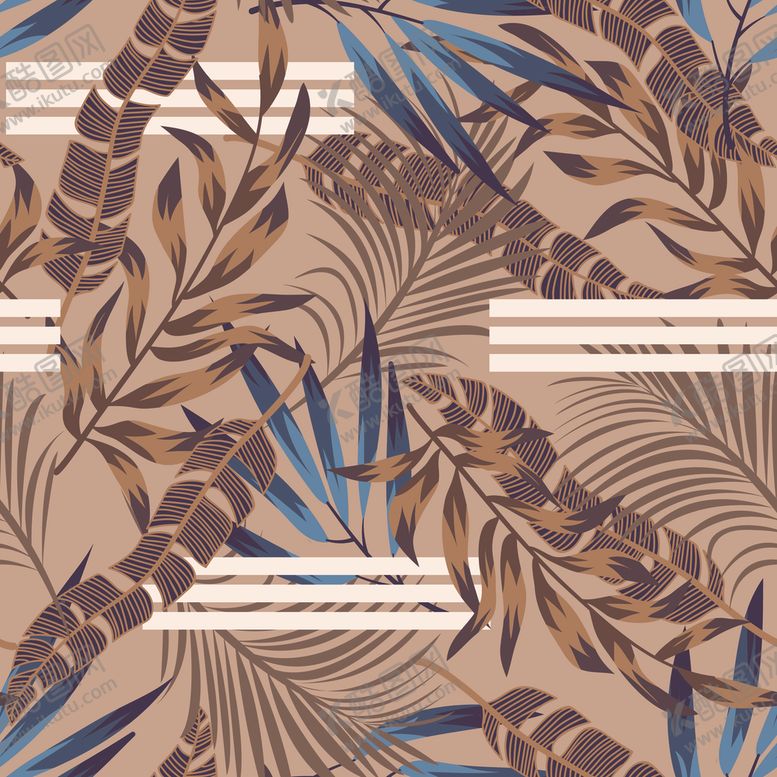 编号：31743209202003258773【酷图网】源文件下载-叶子花纹