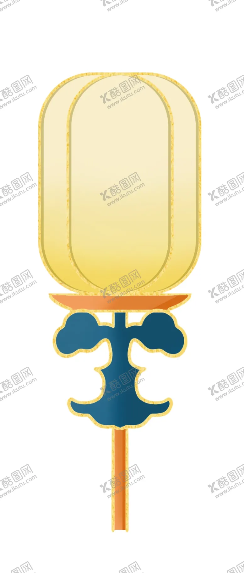 编号：27637610240401299435【酷图网】源文件下载-国潮插画元素 灯笼 古风