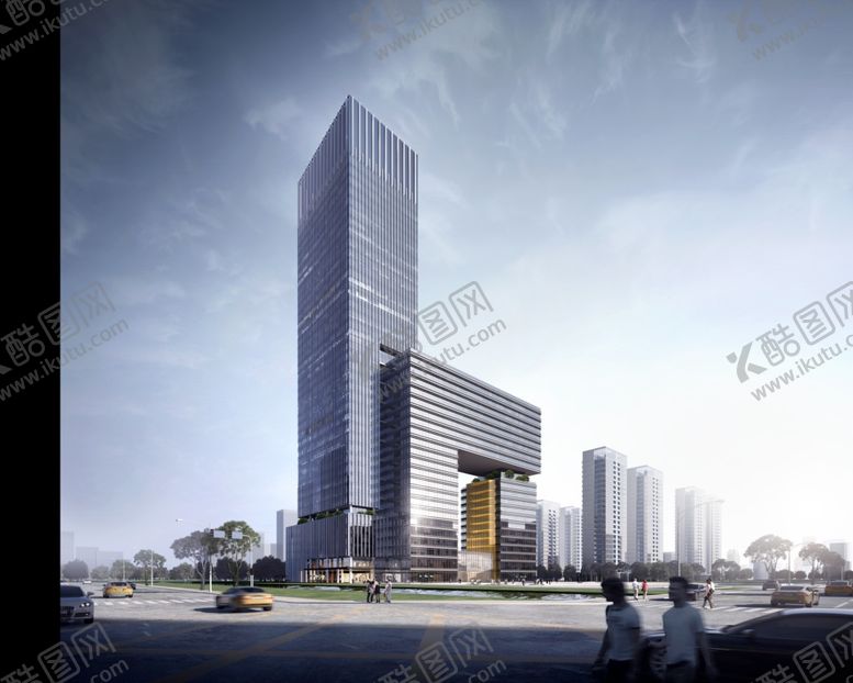 编号：49790804230013436769【酷图网】源文件下载-公建高层效果图
