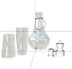 c4d模型红酒瓶子