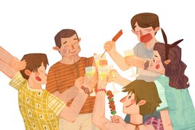 一家人