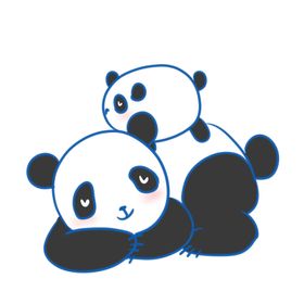 卡通熊猫