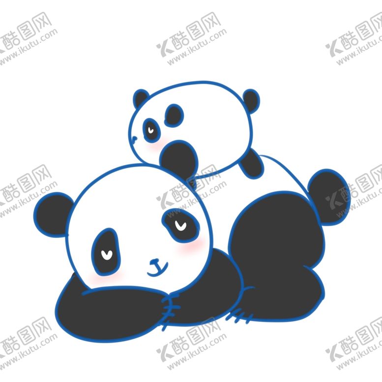 编号：78898910040526495962【酷图网】源文件下载-卡通熊猫