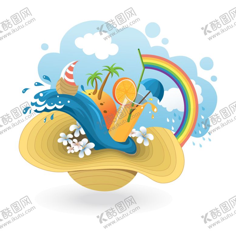 编号：05673910090550177638【酷图网】源文件下载-海边度假