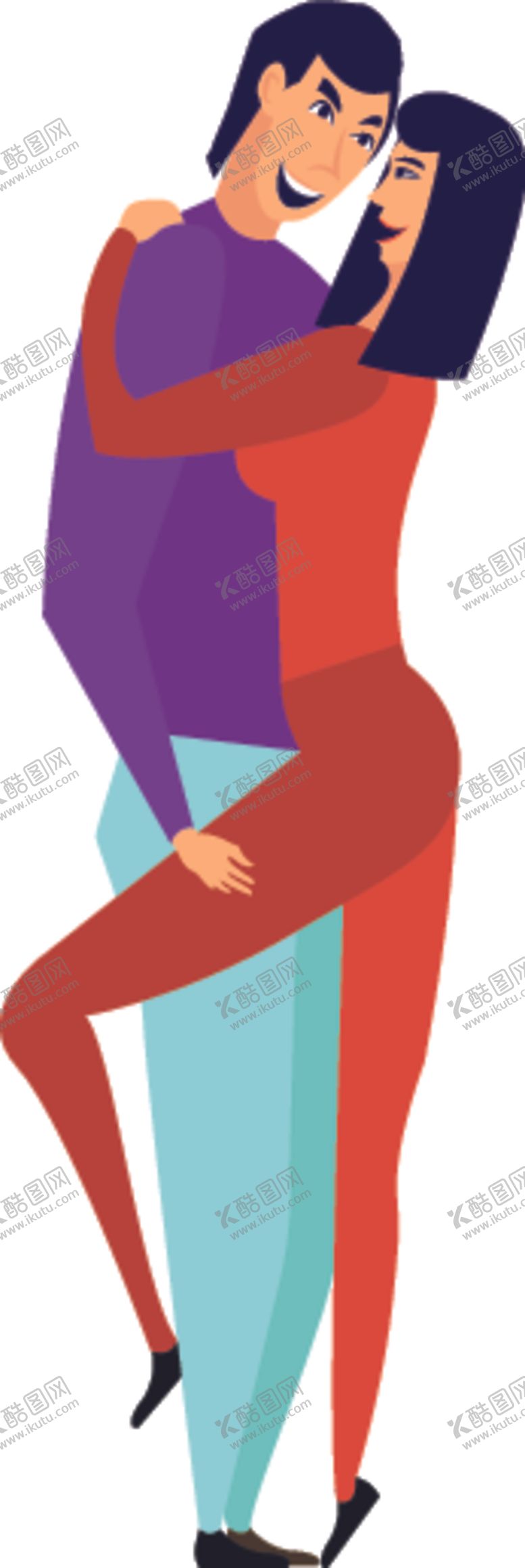 编号：57692407060537124329【酷图网】源文件下载-卡通情侣