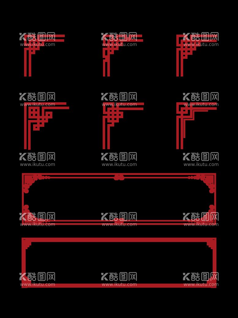 编号：84355911180139382970【酷图网】源文件下载-古风边框