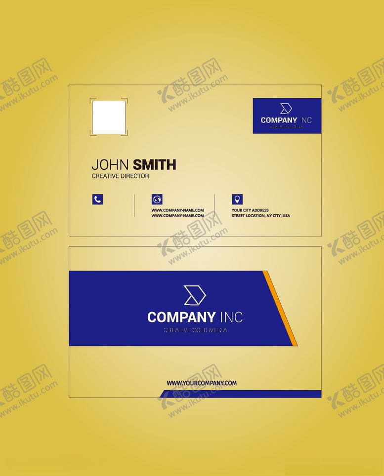 编号：78013910310646299458【酷图网】源文件下载-名片模板