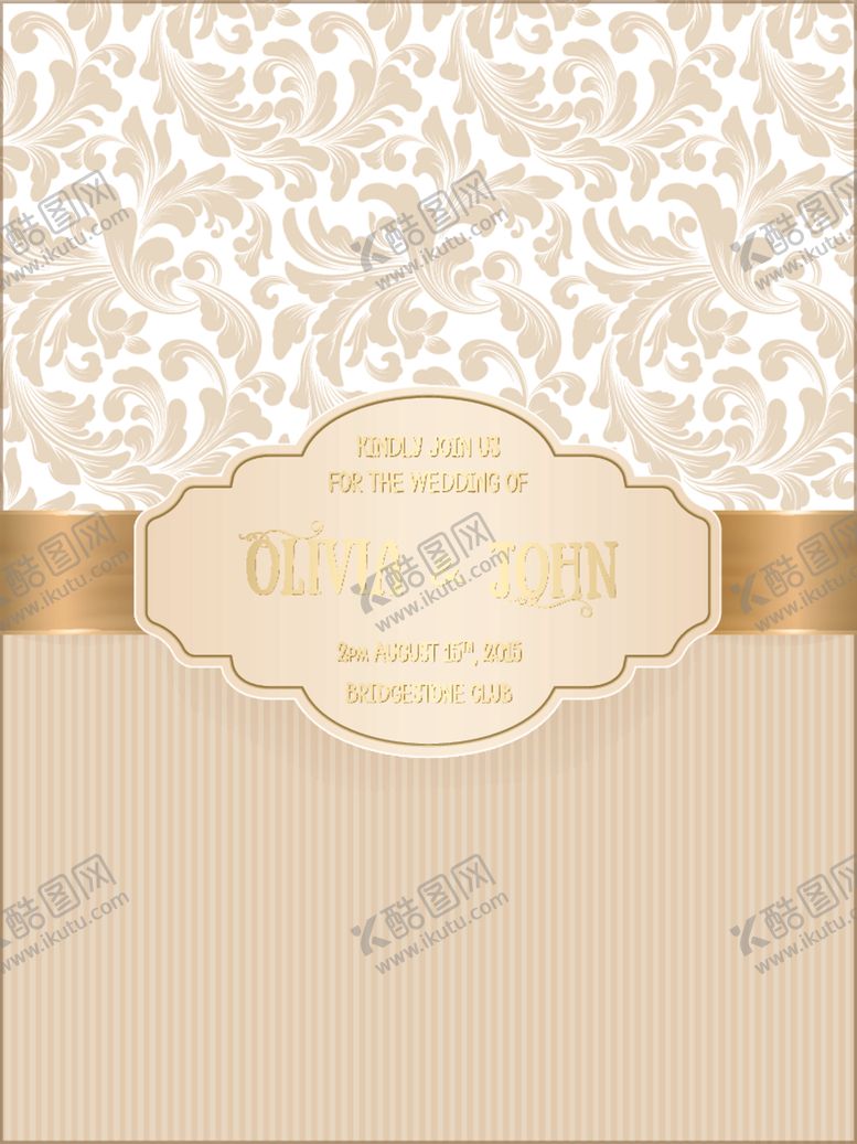 编号：33469005061314123246【酷图网】源文件下载-婚礼结婚请柬邀请函