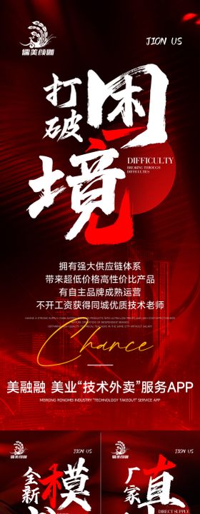 美业招商造势系列海报