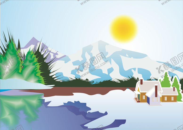 编号：79055109182345158999【酷图网】源文件下载-冬天风景