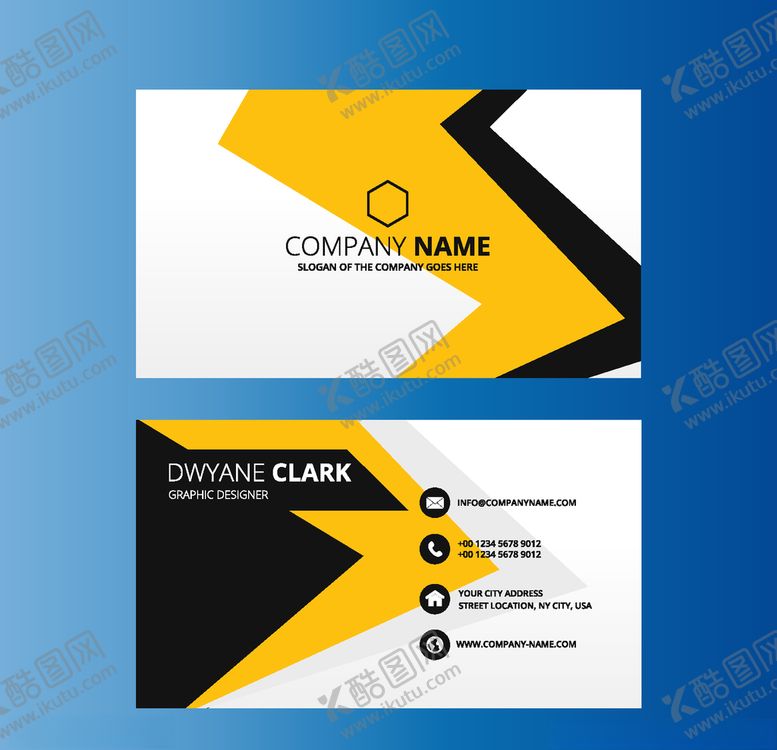 编号：30379110211148207350【酷图网】源文件下载-名片模板