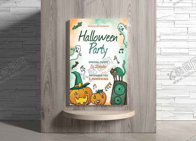 编号：50235009211954358095【酷图网】源文件下载-万圣节海报