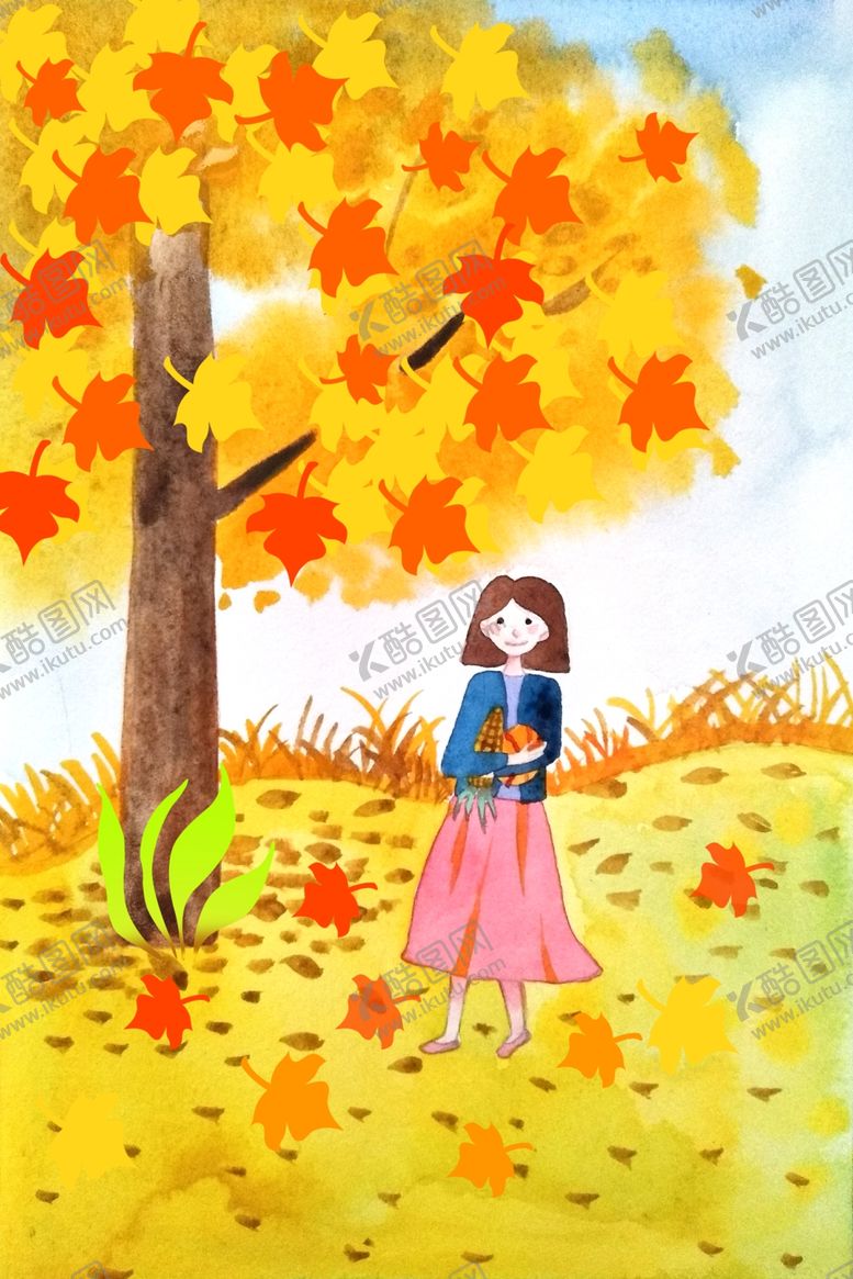 编号：71437810302105049968【酷图网】源文件下载-立秋插画
