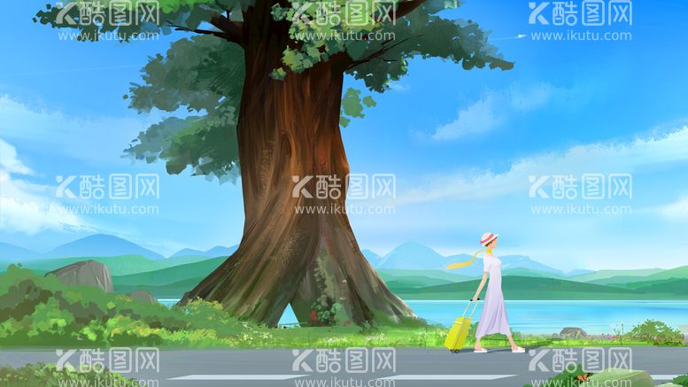 编号：91536410022338443814【酷图网】源文件下载-小清新简约创意海报图片