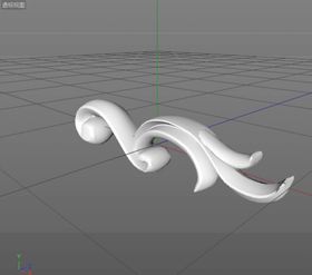 C4D模型欧式雕花