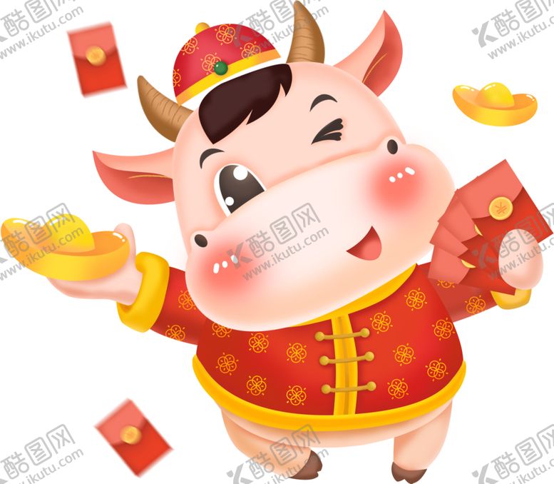 编号：90992009250622189072【酷图网】源文件下载-卡通牛年