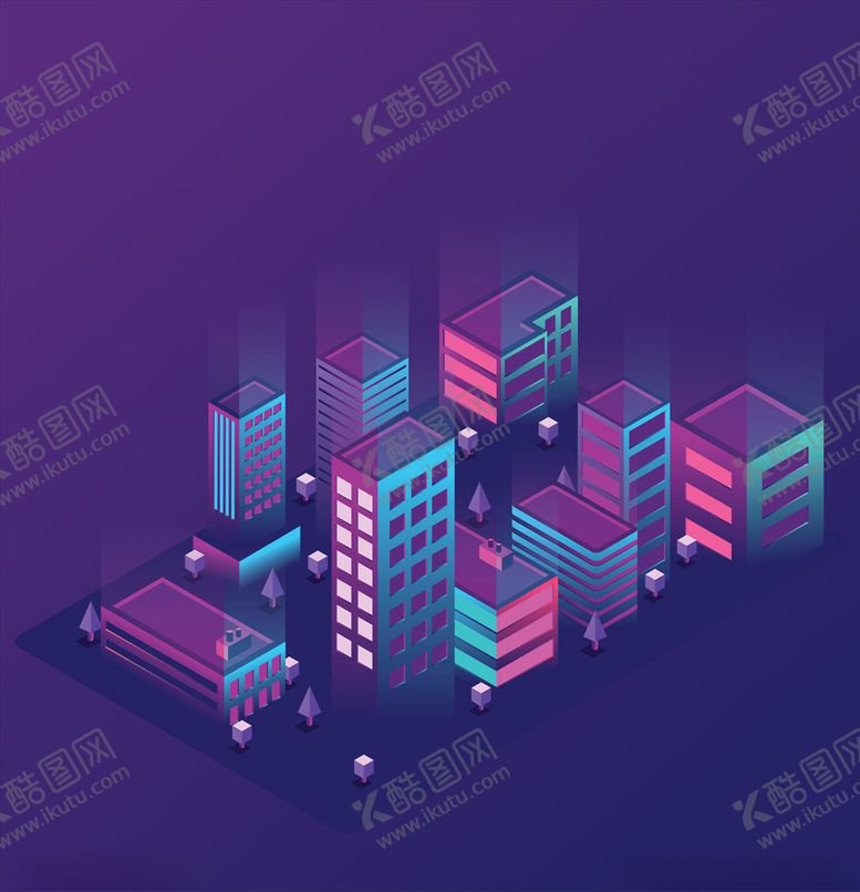编号：28065105090227242737【酷图网】源文件下载-霓虹城市