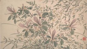 明代陈淳花卉花草绘画