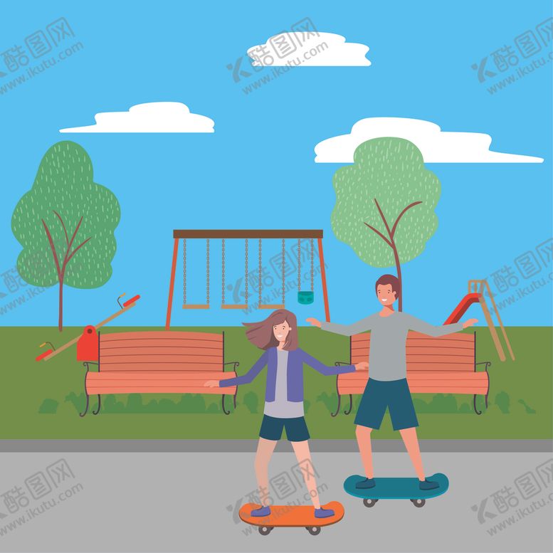 编号：24959407021053209541【酷图网】源文件下载-家庭成员生活插画