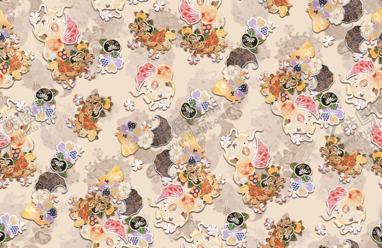 编号：88337509211927012656【酷图网】源文件下载-大牌数码印花