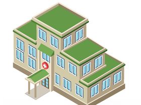 立体创意城市建筑物图案
