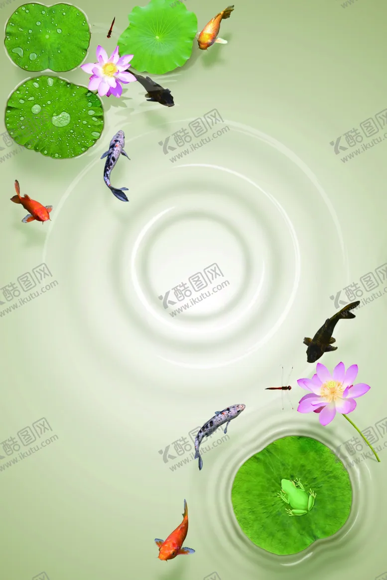编号：55205407020606196896【酷图网】源文件下载-中国风荷花