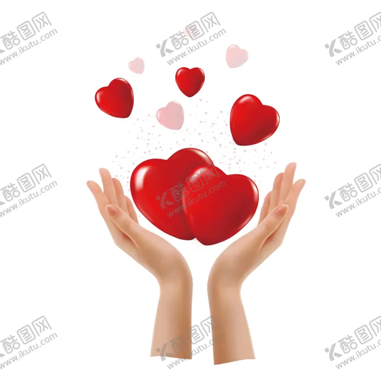编号：73286106292119461076【酷图网】源文件下载-手捧爱心
