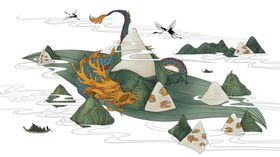 端午节活动粽子龙庆典