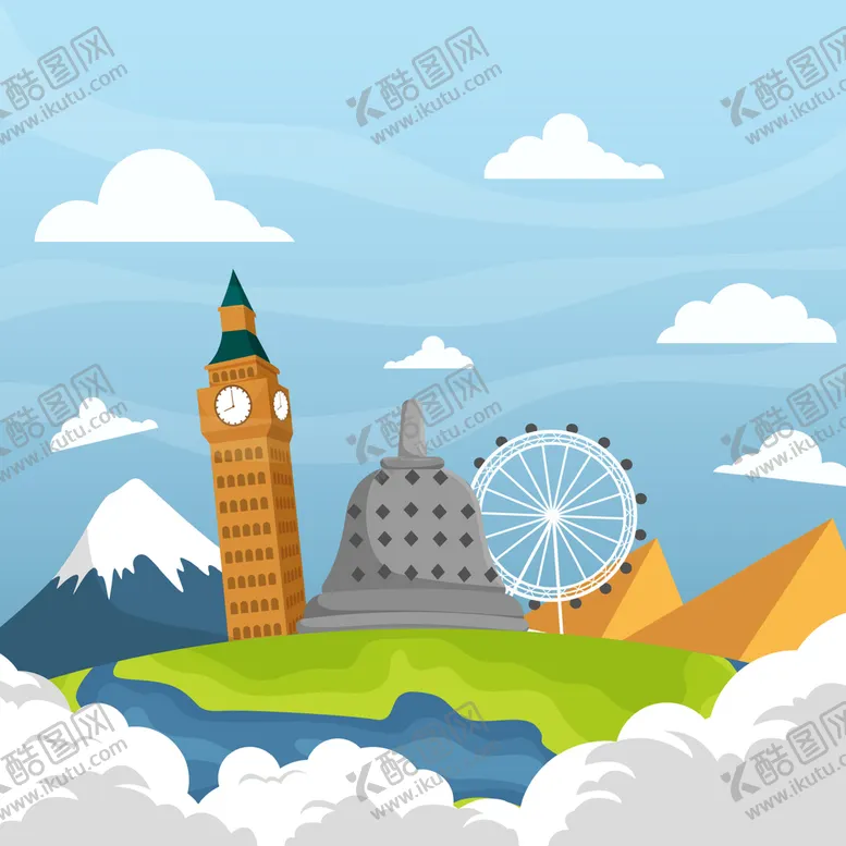 编号：76293009231436369154【酷图网】源文件下载-旅行建筑