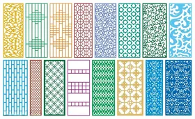 窗花镂空花纹屏风隔断雕花