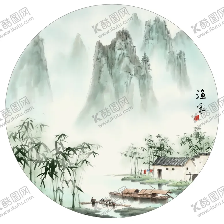 编号：41166206300811262647【酷图网】源文件下载-手绘工笔花鸟