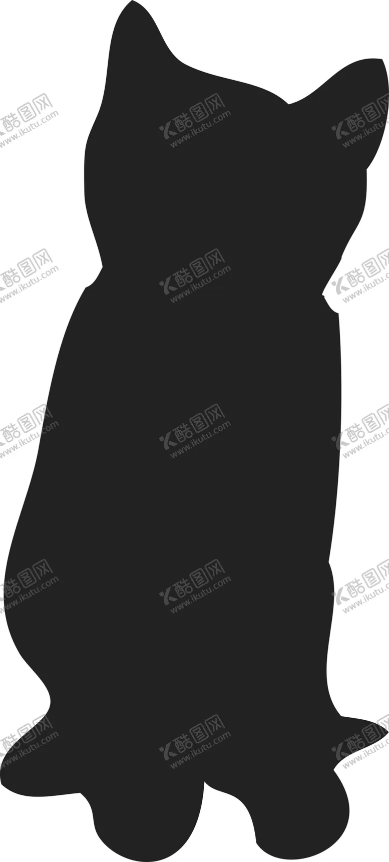 编号：40458404170159206794【酷图网】源文件下载-动物剪影