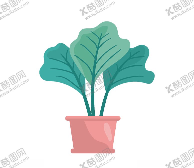 编号：64975907082228355788【酷图网】源文件下载-矢量北欧多肉植物