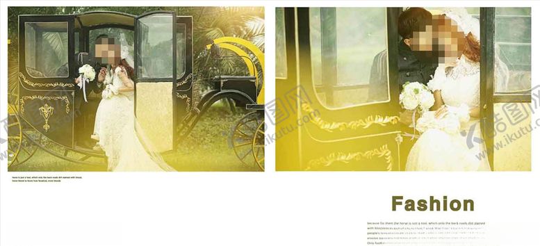 编号：30232709212109045845【酷图网】源文件下载-韩国风影楼婚相册模板之城堡