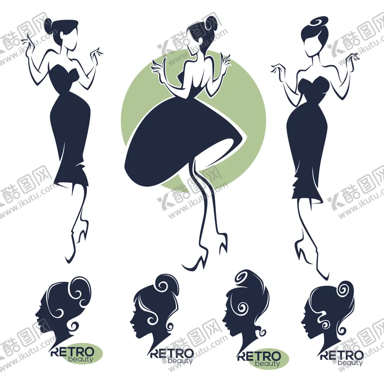 编号：21364301291216504251【酷图网】源文件下载-女性插画人物