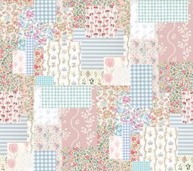 多彩拼布风图案纹理设计