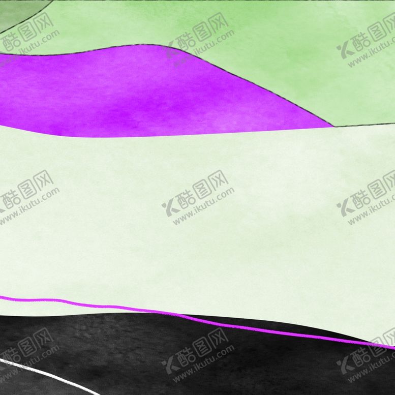 编号：31289212010831318876【酷图网】源文件下载-简约水彩山脉挂画装饰画