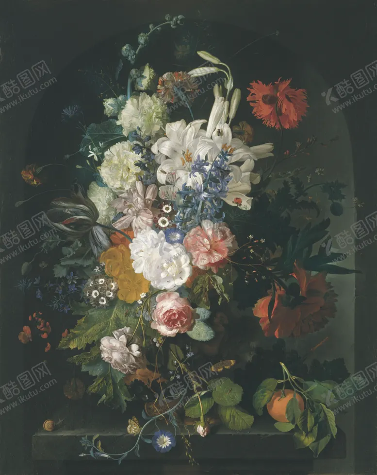 编号：14895106282056565356【酷图网】源文件下载-宫廷油画花