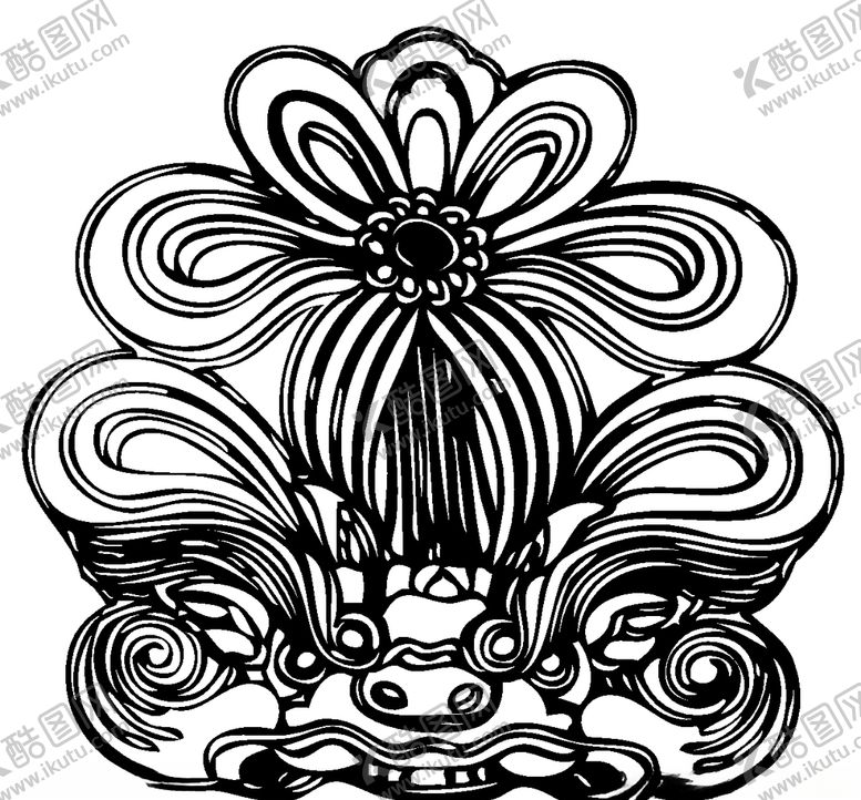 编号：99393809190854404343【酷图网】源文件下载-镂空花图案