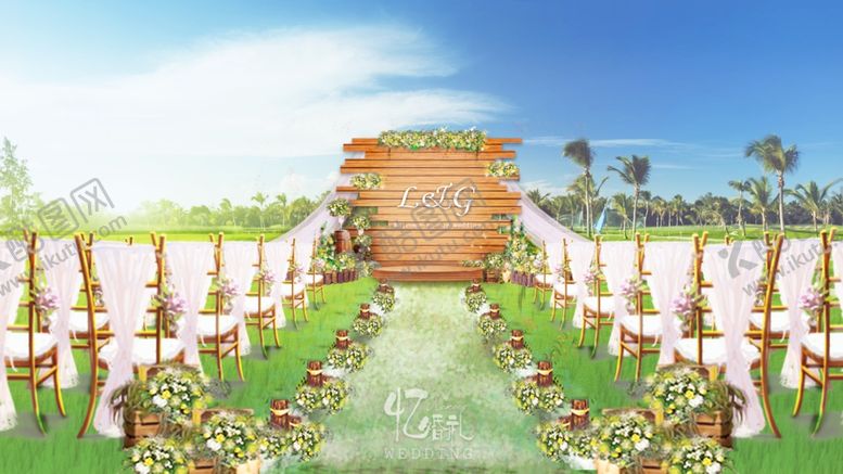 编号：77156410290452182839【酷图网】源文件下载-户外婚礼