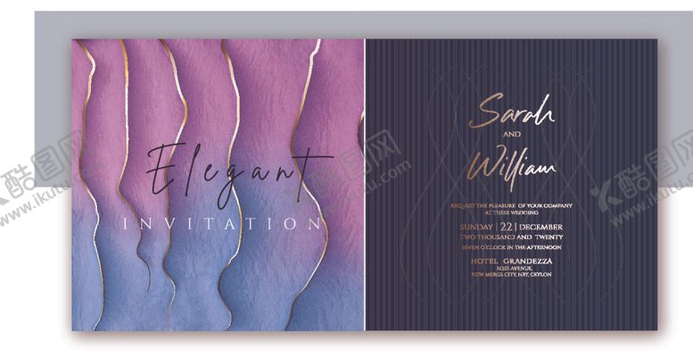 编号：90529610070706411169【酷图网】源文件下载-宴会请柬