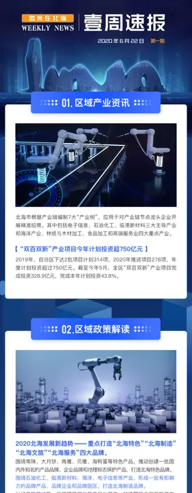 深蓝色周报