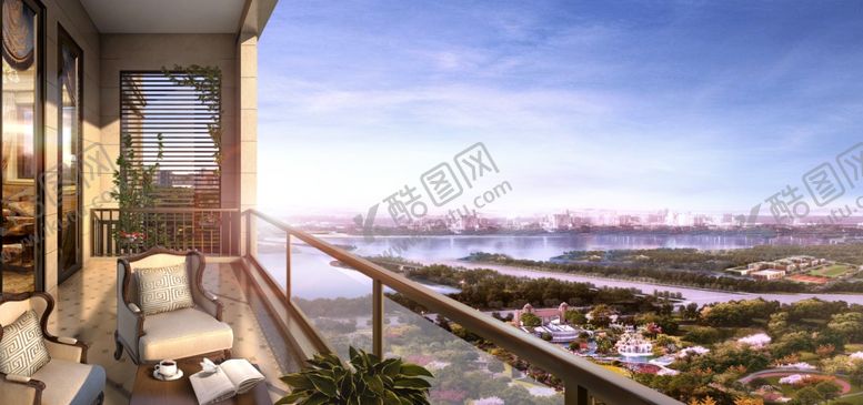 编号：24240307090643194368【酷图网】源文件下载-地产阳台