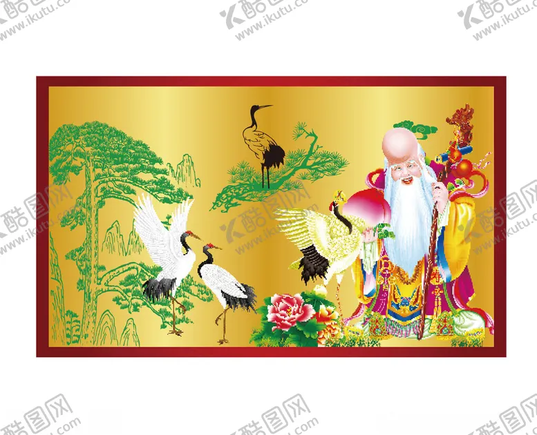 编号：96632101281237581334【酷图网】源文件下载-不老松