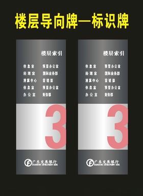 导视牌楼层牌标识牌