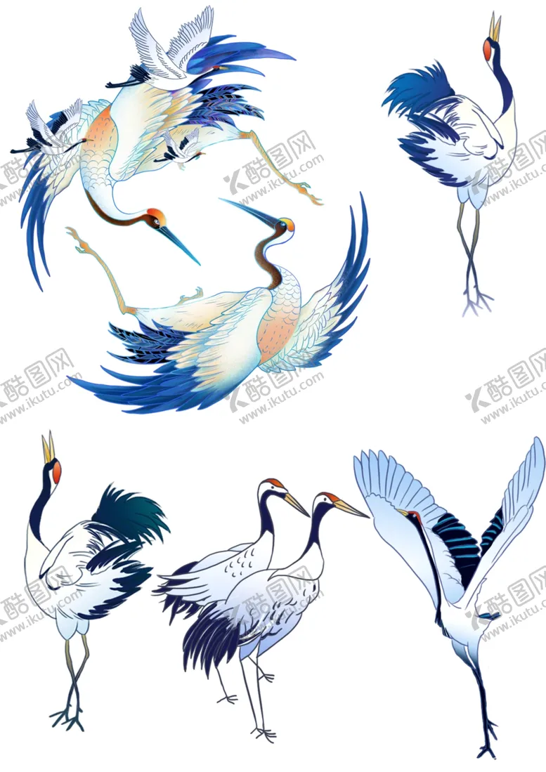 编号：23638002242037182488【酷图网】源文件下载-仙鹤
