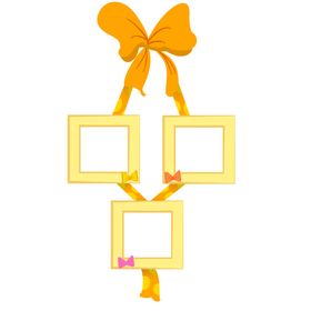  蝴蝶结边框