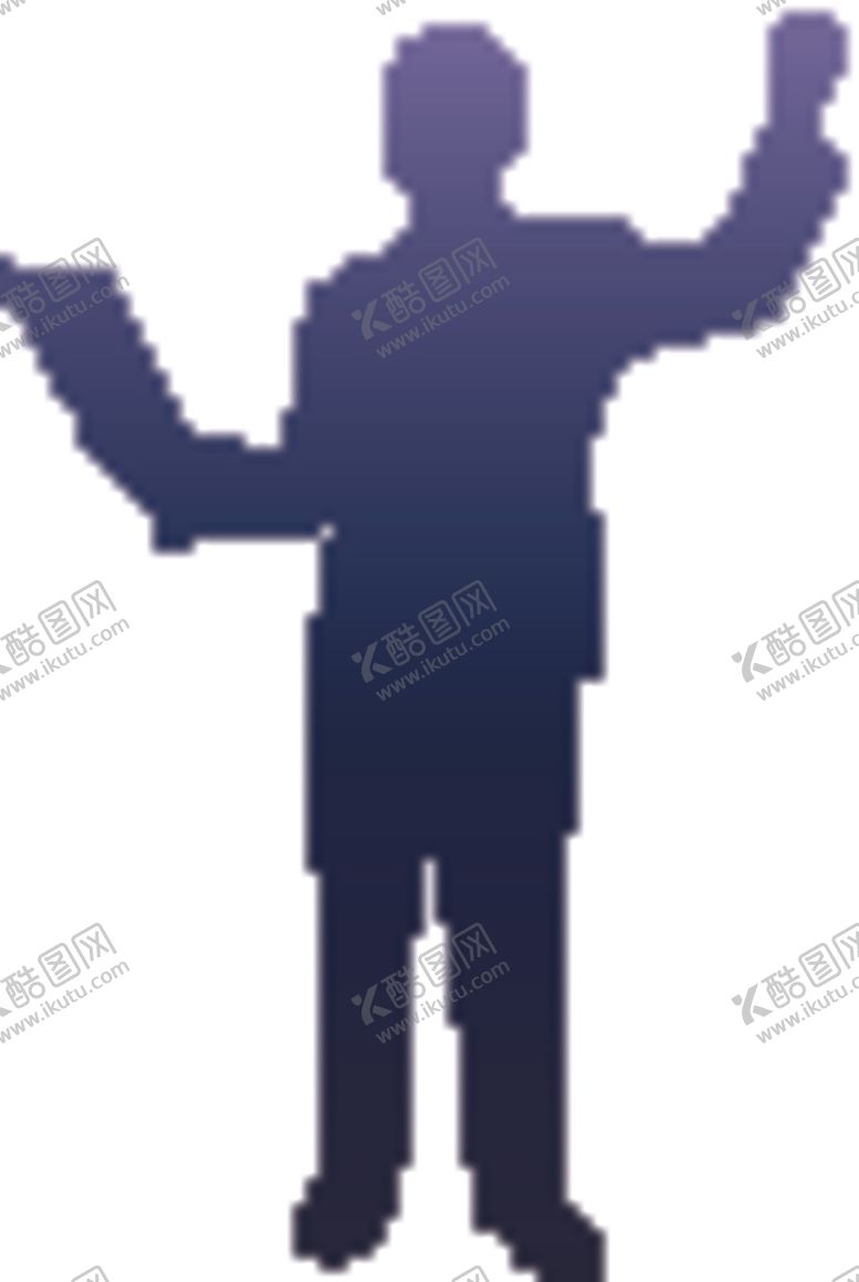 编号：19877104192314524469【酷图网】源文件下载-商业人物剪影