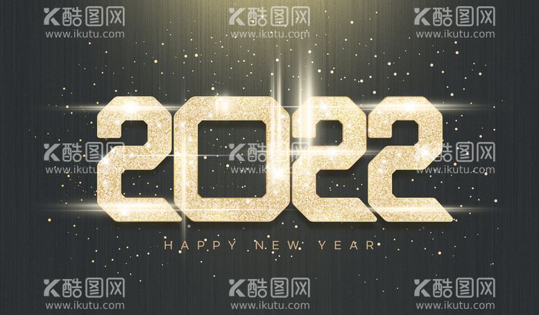 编号：50062411160635372005【酷图网】源文件下载-虎年数字2022元旦新年字体