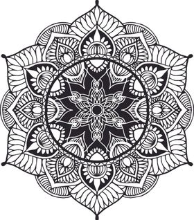 曼陀罗花纹
